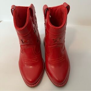 Gymboree Red Star Kids Boots, size 6, like new